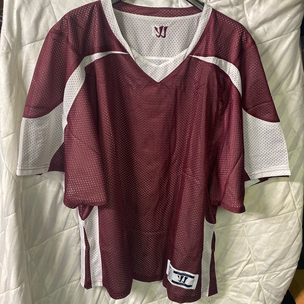 Warrior Lacrosse L/XL Maroon and White Reversible Jersey